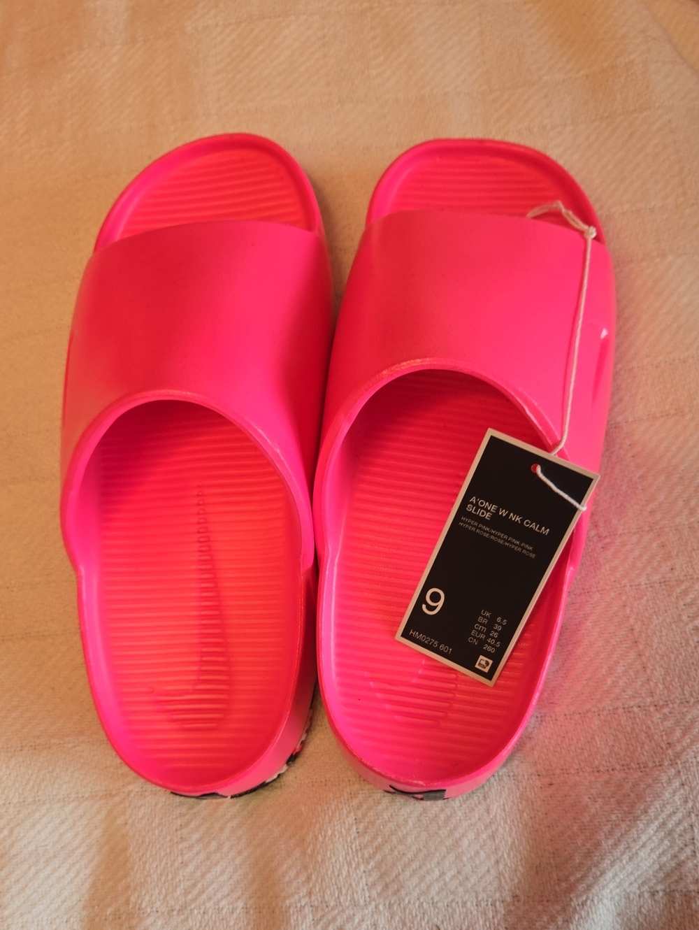 Nike A'Ones Women’s Neon Pink Slide Sandals